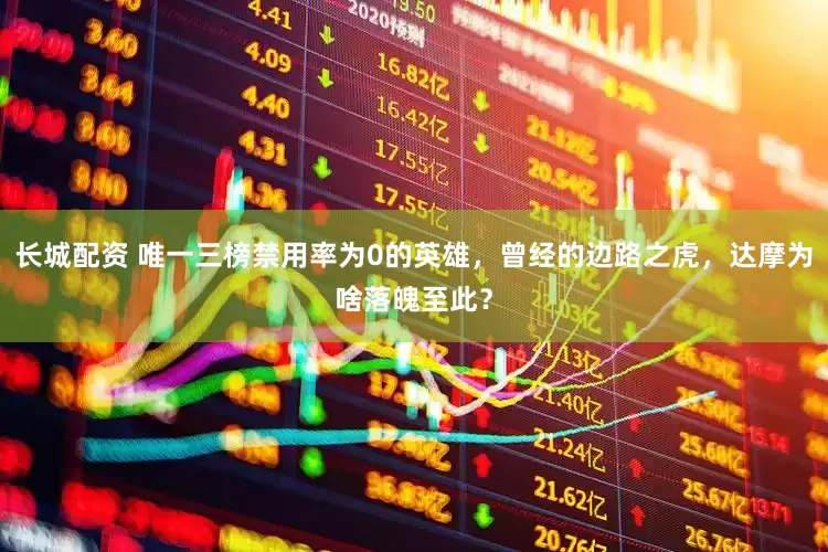 长城配资 唯一三榜禁用率为0的英雄，曾经的边路之虎，达摩为啥落魄至此？