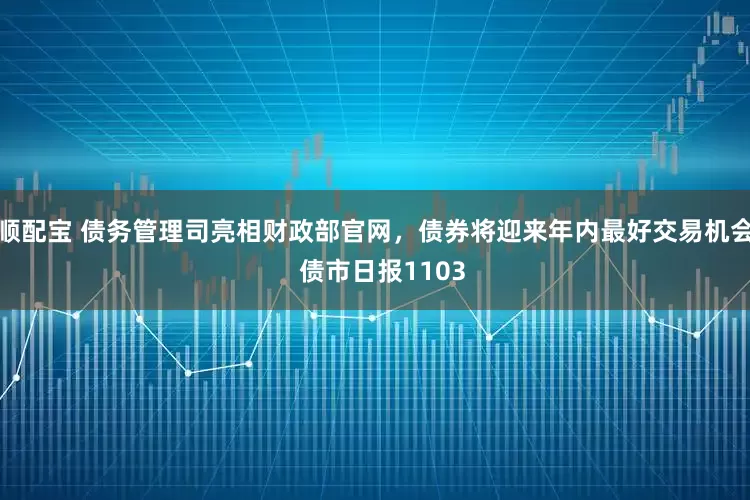 顺配宝 债务管理司亮相财政部官网,债券将迎来年内最好交易机会 债市日报1103